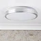 Searchlight LED Flush Fitting with Aluminium Trim & White Acrylic Shade - 6245-33-LED  Feature Large