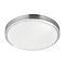 Searchlight Flush Fitting with Aluminium Trim & White Acrylic Shade - 6245-33 Large Image