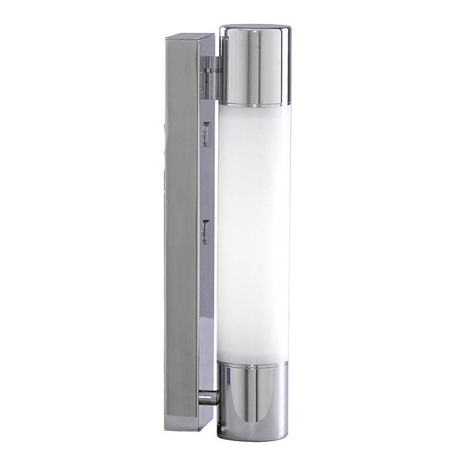 Searchlight Poplar Chrome Low Energy Wall Light with Flourescent Tube - LE2208CC Large Image