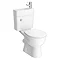 Seattle Combined Two-In-One Wash Basin + Toilet  Profile Large Image