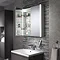 Sensio Aspen Diffused Double LED Mirror Cabinet with Shaving Socket - SE30816C0  Standard Large Imag