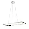 Sensio Bellatrix Rectangular Crushed Crystal Pendant Light - SE32001W0 Large Image