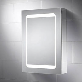 Sensio Belle Dual-Lit LED Mirror Cabinet with Demister Pad & Shaving Socket - SE30796C0 Medium Image