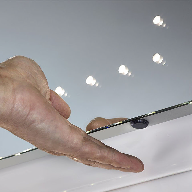 Sensio Bronte 800 x 600mm LED Border Mirror with Demister Pad - SE30576C0.1 Feature Large Image