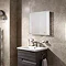 Sensio Crono LED Mirror with Digital Clock, Demister Pad & Shaving Socket - SE30646C0 In Bathroom L