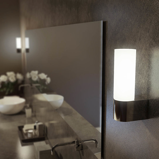 Sensio Erin Single LED Tube Wall Light - SE34191W0  In Bathroom Large Image