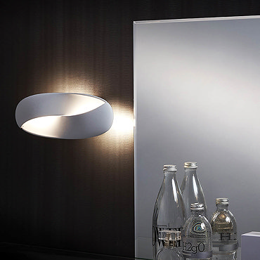 Sensio Infinity White IP44 LED Wall Light - SE32009W0  Profile Large Image