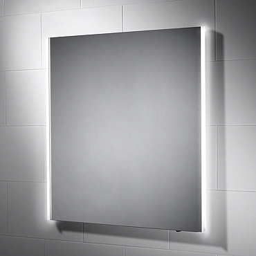 Sensio Lucia 700 x 800mm Ambient Side Lit LED Mirror with Demister Pad - SE30766C0  Profile Large Im