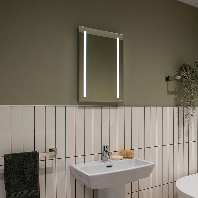 Sensio Lumino Evo+ Lithium Battery LED Mirror - 600 x 400mm