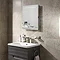 Sensio Nyla LED Mirror with Integrated Glass Shelf, Demister Pad & Shaving Socket - SE30566C0.1 add
