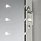 Sensio Nyla LED Mirror with Integrated Glass Shelf, Demister Pad & Shaving Socket - SE30566C0.1  In 