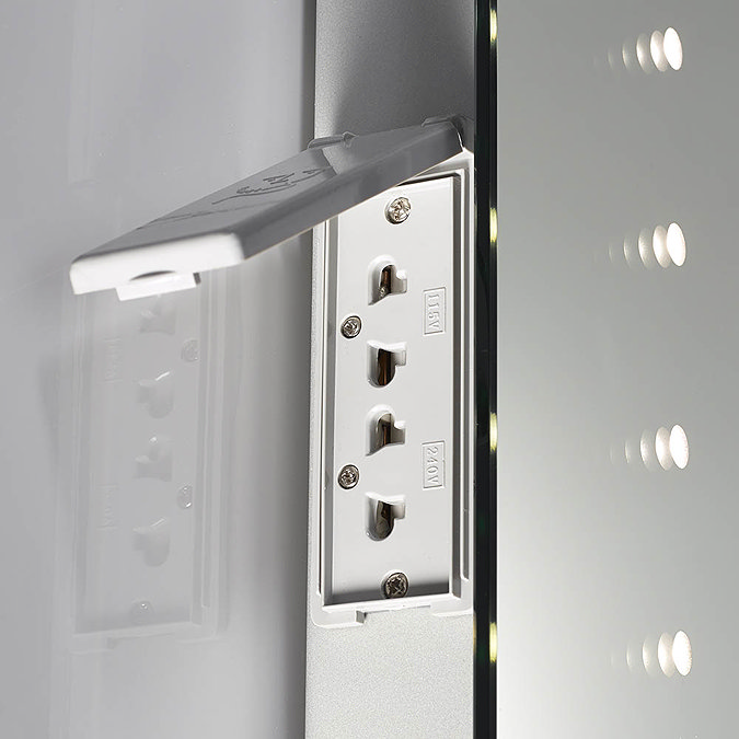 Sensio Sienna 390 x 500mm LED Mirror with Demister Pad & Shaving Socket - SE30556C0 Standard Large