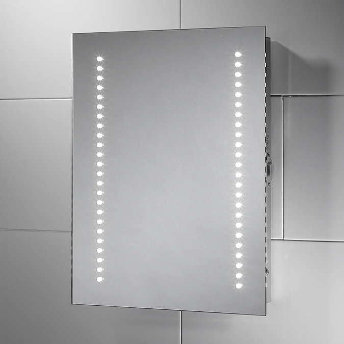 Sensio Sienna 390 x 500mm LED Mirror with Demister Pad & Shaving Socket - SE30556C0 Large Image