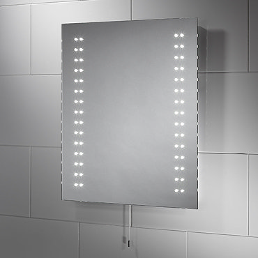 Sensio Tula 500 x 600mm Slimline LED Mirror - SE30486C0  Profile Large Image