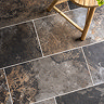 Serrania Black Stone Effect Wall and Floor Tiles - 303 x 613mm