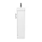 Milan Small Floor Standing Vanity Basin Unit - Gloss White (W400 x D222mm)  additional Large Image