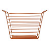 Shine Copper Plated Wire Basket  Profile Large Image