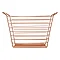 Shine Copper Plated Wire Basket  Profile Large Image