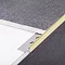 Shiny Gold 12.5mm L-Shape Metal Tile Trim  Profile Large Image