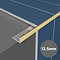 Shiny Gold 12.5mm L-Shape Metal Tile Trim