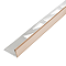 Shiny Rose Gold 12.5mm L-Shape Metal Tile Trim