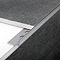Shiny Silver 10mm L-Shape Metal Tile Trim  Profile Large Image