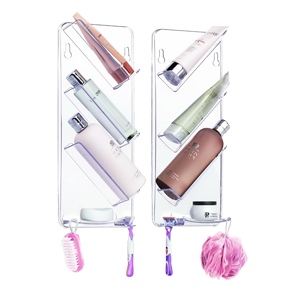 ShowerGem Shower Caddy No Suction Cups or Screws