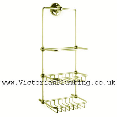 Shower Tidy - Antique Gold - LH416 Large Image