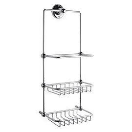 Hudson Reed Traditional Shower Tidy - Chrome - LH316