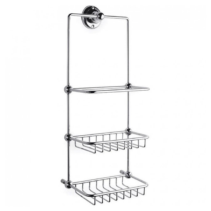 Hudson Reed Traditional Shower Tidy - Chrome - LH316 Large Image