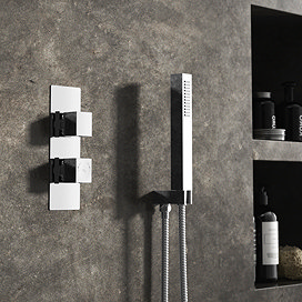 twin valves with diverter