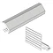 Sureseal 2450mm White PVC Bracket for Showerwall  Profile Large Image