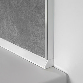 Sureseal 2450mm White PVC Bracket for Showerwall Large Image