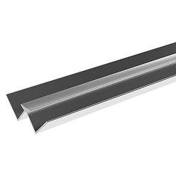Showerwall Internal Corner Trim - Bright Silver
