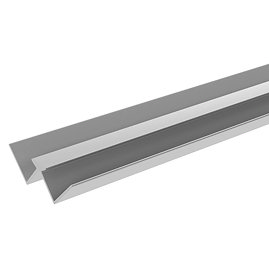 Showerwall Internal Corner Trim - Satin Silver