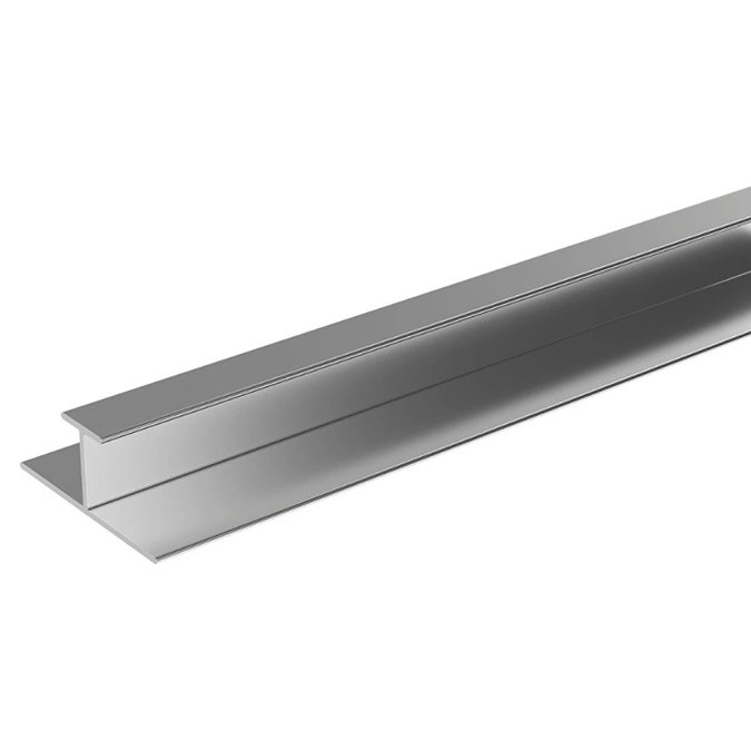 Showerwall H Joining Trim - Bright Silver