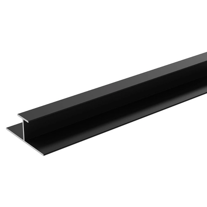 Showerwall H Joining Trim - Matt Black