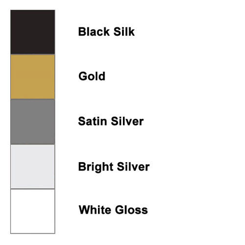 Showerwall - End "U" Fixing Trim - 5 Colour Options Profile Large Image