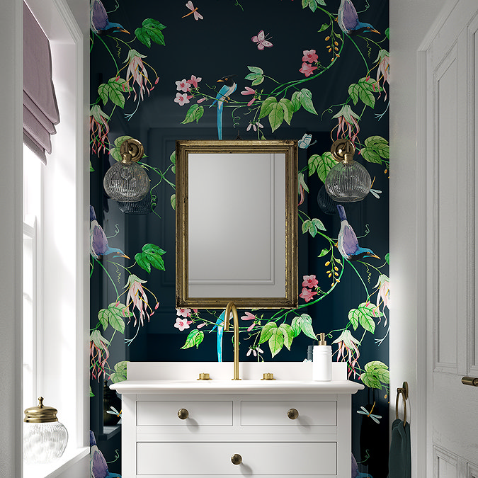 Showerwall Oriental Bathroom Acrylic Waterproof Decorative Wall Panel