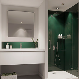 Showerwall Compact Bathroom Wall Panel 2440 x 1220mm - Hunter Green