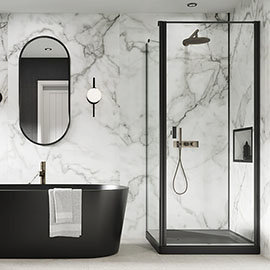 Showerwall Veneto Marble Waterproof Decorative Wall Panel Medium Image