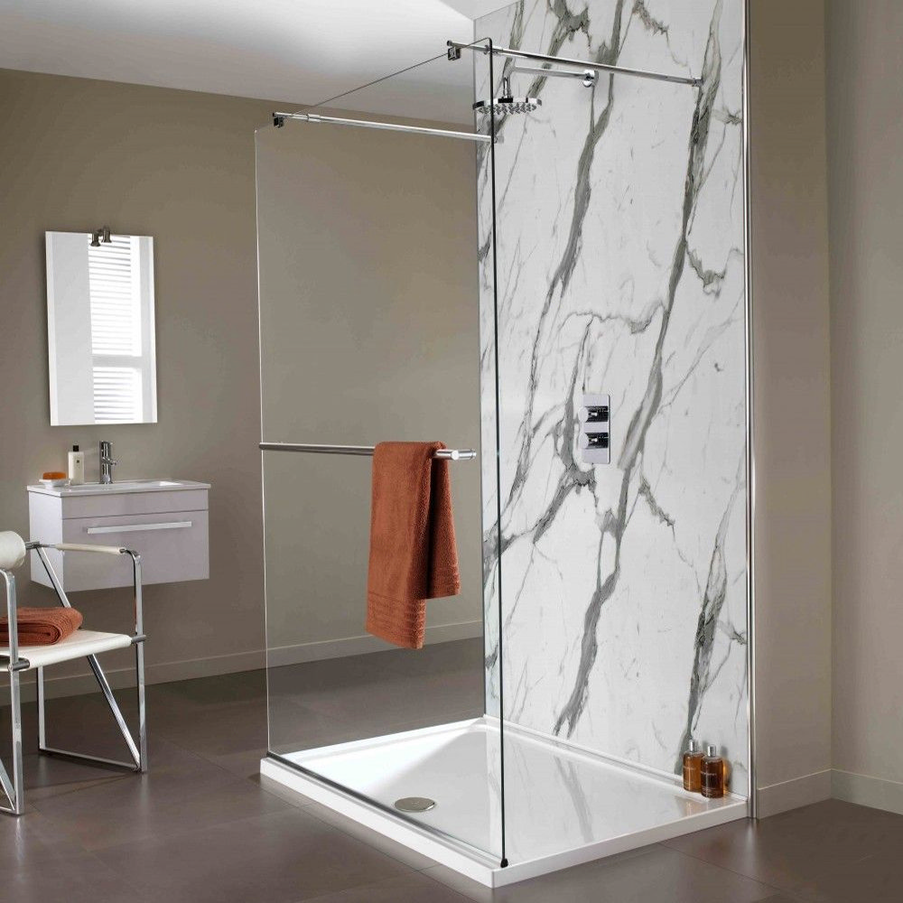 Showerwall Bianco Carrara Waterproof Decorative Wall Panel At Victorian 