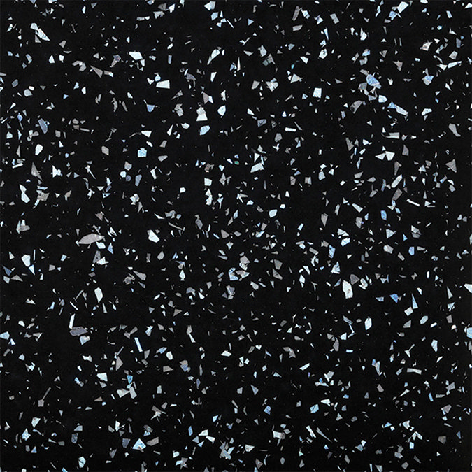Showerwall Black Galaxy Waterproof Decorative Wall Panel - Various Size Options  Feature Large Image