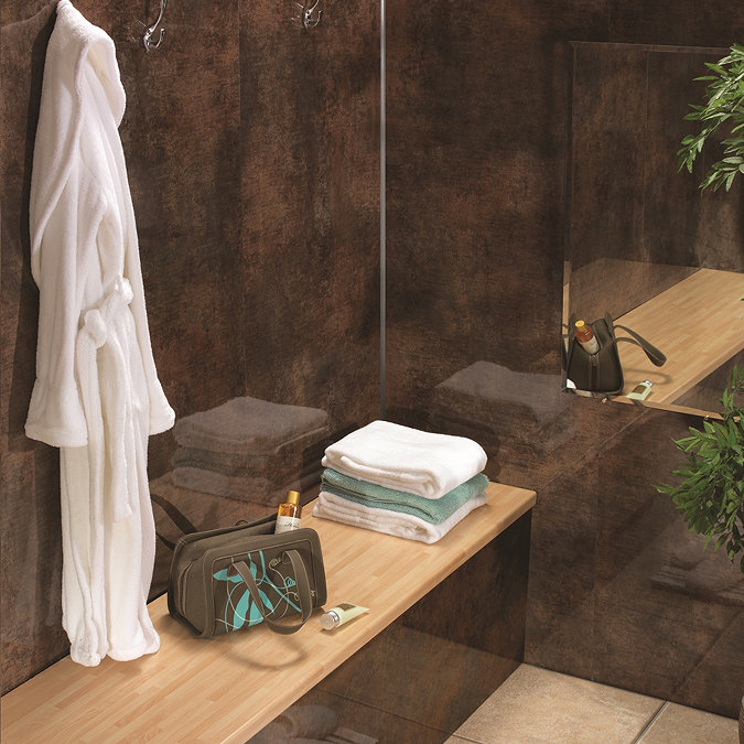 Showerwall Urban Gloss Waterproof Decorative Wall Panel - Various Size Options  Feature Large Image