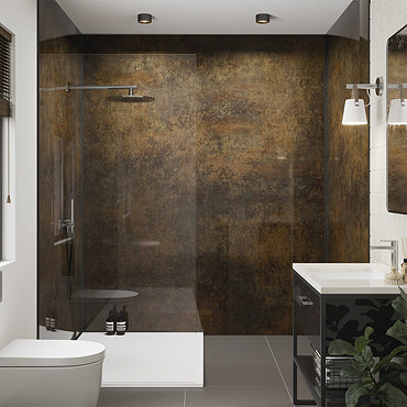 Showerwall Urban Gloss Waterproof Decorative Wall Panel - Various Size Options  Profile Large Image