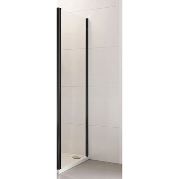Side Panel for the Roman Haven6 Matt Black Shower Doors  Profile Large Image