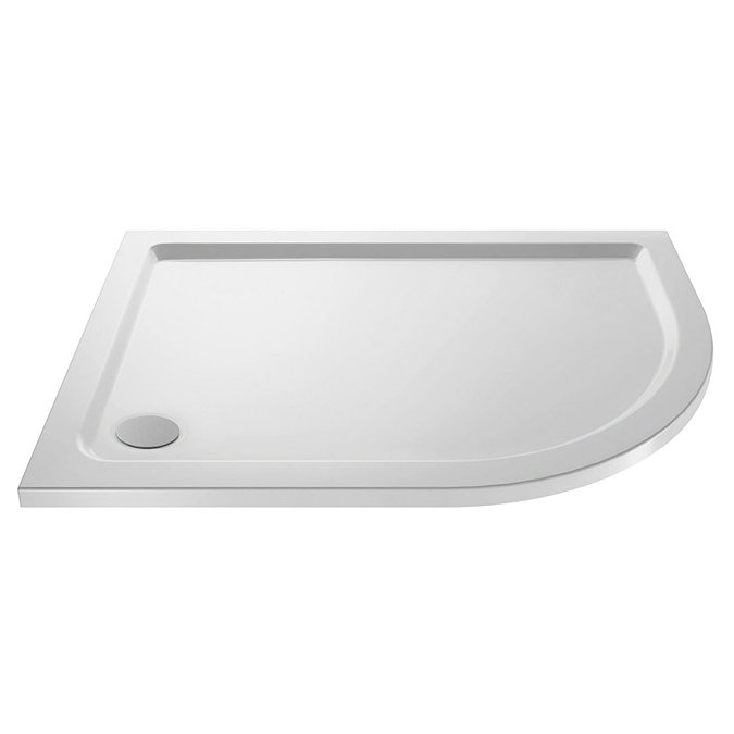 Pacific Offset Quadrant Shower Enclosure Inc. Tray + Waste (Right Hand)  Profile Large Image