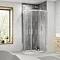 Pacific Quadrant Shower Enclosure Inc. Tray + Waste Large Image