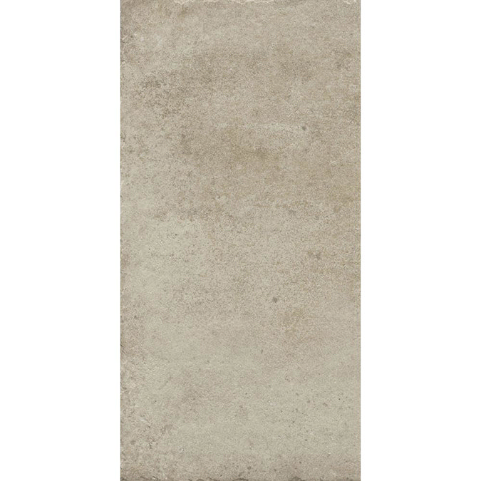 Sienna Cream Textured Stone Effect Matt Floor Tiles - 30 x 60cm Large Image