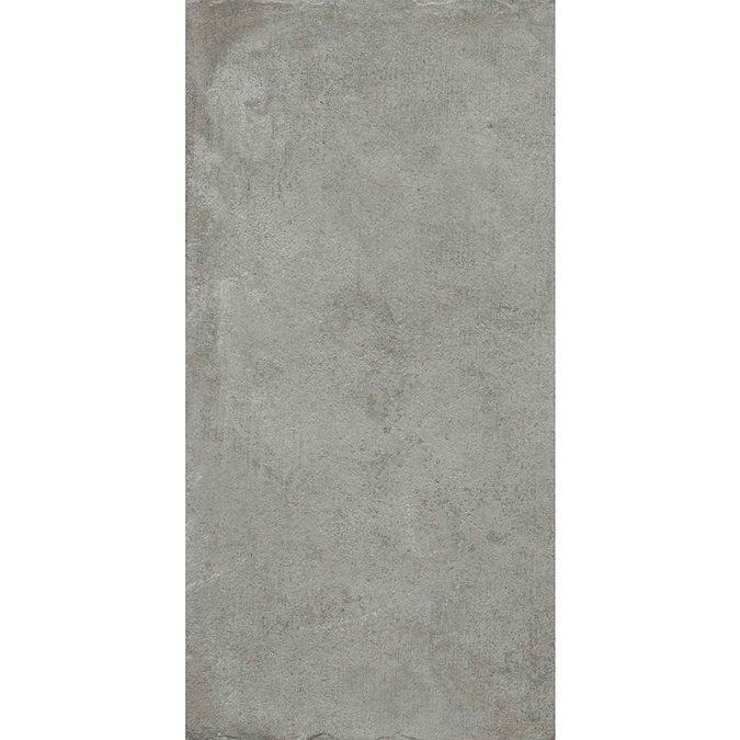 Sienna Grey Textured Stone Effect Matt Floor Tiles - 30 x 60cm  Standard Large Image